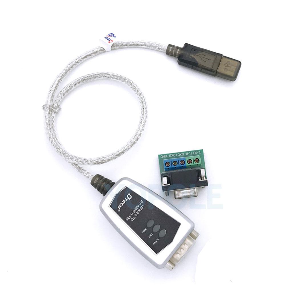 Перехідник конвертер USB на RS485 RS422 на чіпі FTDI з індикацією в комплекті з роз'ємом мама з колодкою, фото 1