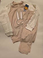 Дитячий велюровий костюм 110-116 Lupilu Заєць