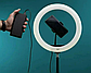 Кільцева LED-лампа S31 (1 кріп.тел.) (кер. на дроті) (USB) (30 см), фото 6