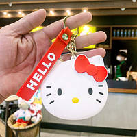 Кошелек детский силиконовый Хеллоу Китти Hello Kitty HEYEJET белый