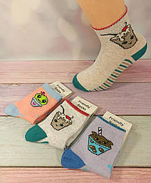 Шкарпетки підліткові Friendly Socks 4011018-008 () середні стрейч різні кольори р.18 (уп.12 пар)