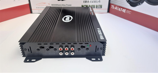 Автомобильный усилитель звука Boschmann 4-х канальный 8000 ват