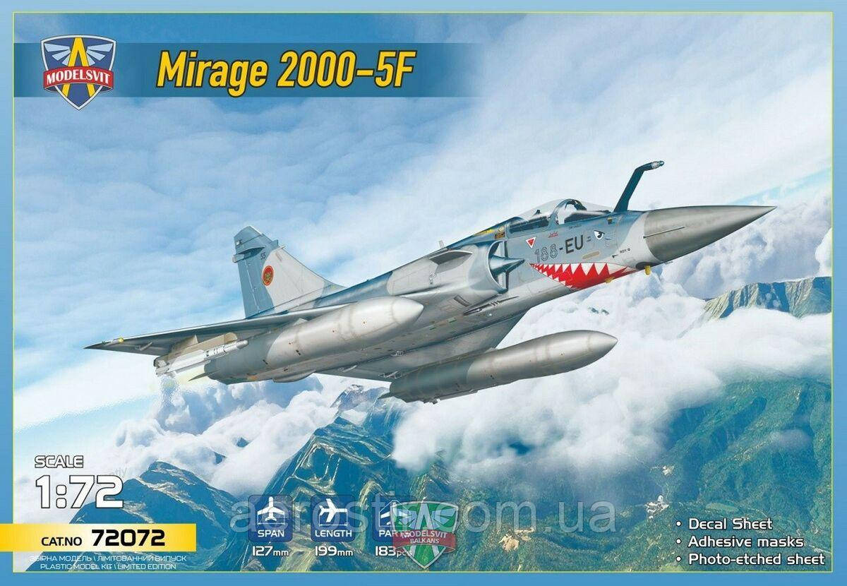 Mirage 2000 5F 1/72 Modelsvit 72072
