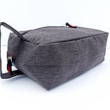 Чоловіча косметичка прямокутної форми коричнева, фото 4