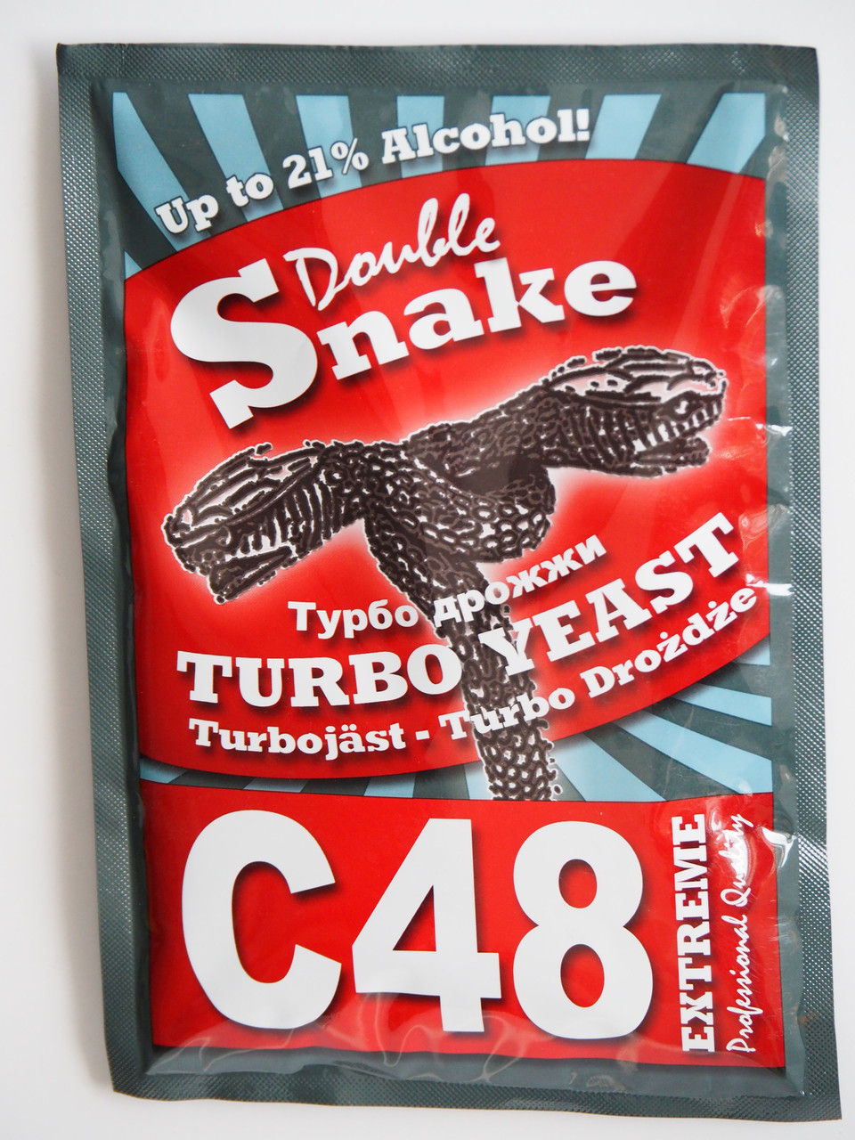 Сухі турбо дріжджі Double Snake C48
