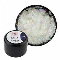 Глітерний гель Saga Professional Galaxy Glitter 09, 8 мл