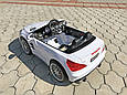 Дитячий електромобіль Mercedes-Benz SL65 (білий колір), фото 4