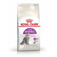 Сухой корм для привередливых кошек с чувствительным пищеварением Royal Canin Sensible 33 400г домашняя птица