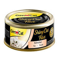 Влажный корм для кошек GimCat Shiny Cat Filet 70 г (курица)