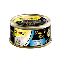 Влажный корм для кошек GimCat Shiny Cat Filet 70 г (тунец)