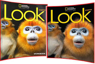 Look Starter. Student's+Workbook. Комплект книг з англійської мови. Підручник+Зошит. National Geographic