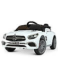 Дитячий електромобіль Mercedes-Benz SL65 (білий колір), фото 6