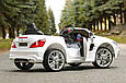 Дитячий електромобіль Mercedes-Benz SL65 (білий колір), фото 7