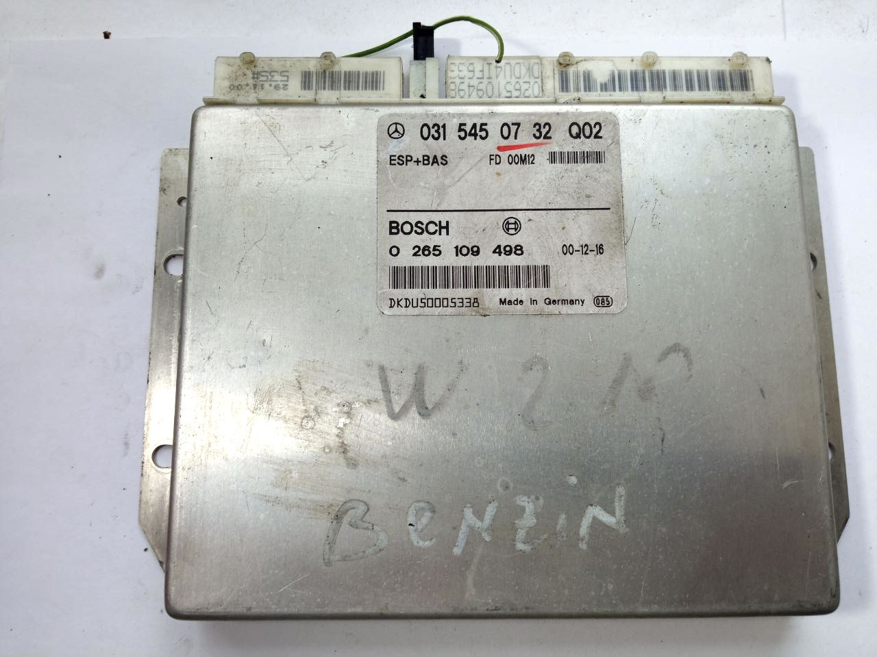 Електронний блок керування mercedes 0315450732 Q02/0265109498 bosch