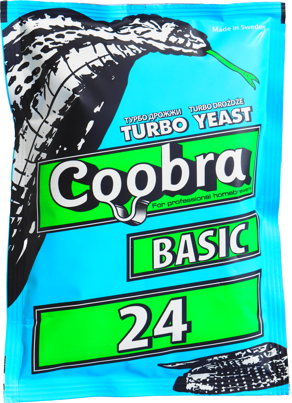 Cухі турбо дріжджі Coobra Basic 24