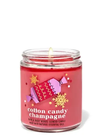 Ароматизована свічка Cotton Candy Champagne Bath & Body Works, фото 1