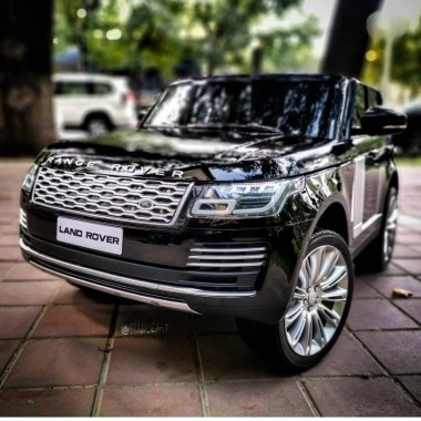 Дитячий двомісний електроджип Range Rover (фарбування чорний колір) з пультом дистанційного керування 2,4G, фото 1