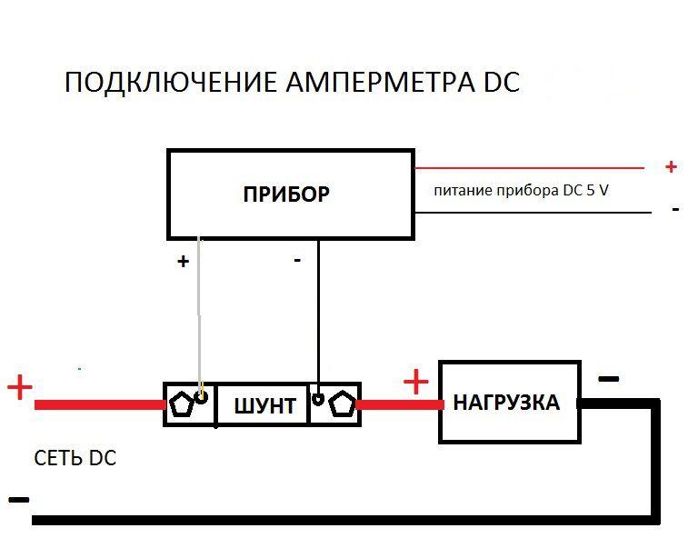 Амперметр цифровой DC 200А КРАСНЫЙ (5135А) - фото 5 - id-p655071105