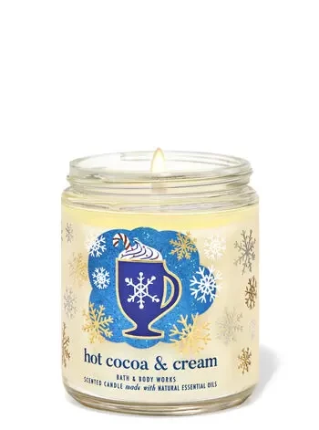 Ароматизована свічка Hot Cocoa & Cream Bath & Body Works