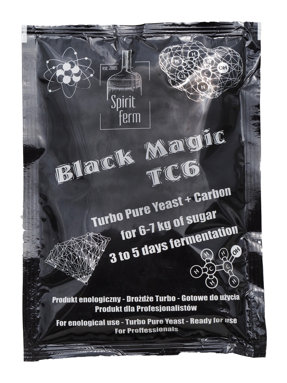 Cухі турбо дріжджі Black Magic TC 6, фото 1