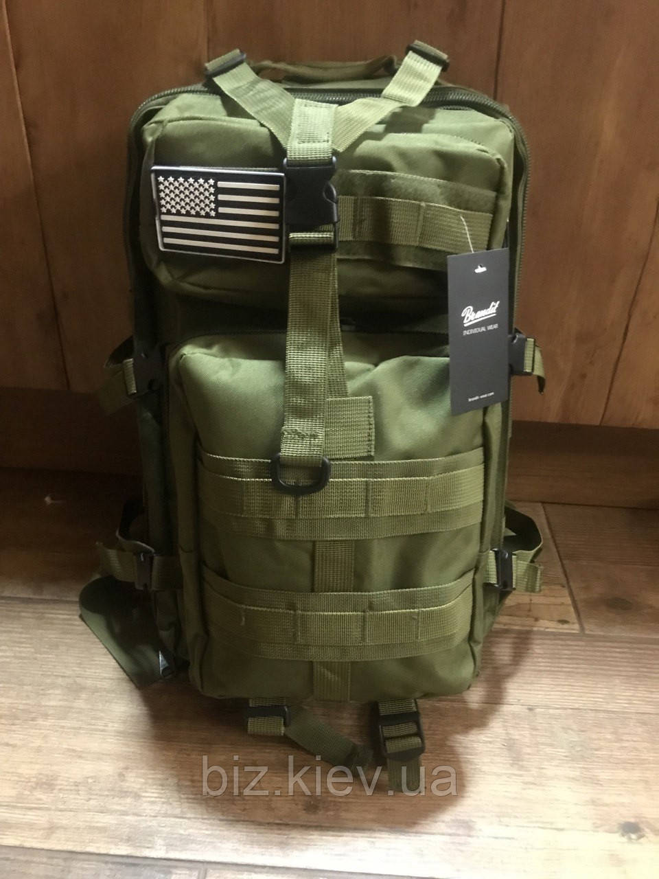 Рюкзак тактичний Brandit Military USA Olive 40 л олива