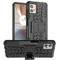 Чохол Armor для Motorola Moto G32 бампер протиударний із підставкою Black