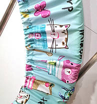 Чохол для гімнастичного обруча кольоровий (Котики), фото 4