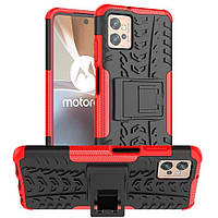 Чохол Armor для Motorola Moto G32 бампер протиударний із підставкою Red