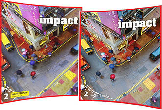 Impact 2. Student's+Workbook. Комплект книг з англійської мови. Підручник+Зошит. National Geographic Learning