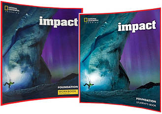 Impact Foundation. Student's+Workbook. Комплект книг з англійської мови. Підручник+Зошит. National Geographic