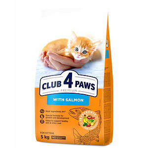 Клуб 4 Лапи Premium Kitten Salmon для кошенят з лососем 5 кг