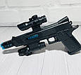 Пістолет з проектором, світловими та звуковими ефектами "FirePower" арт. 828 B, фото 3