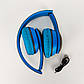 Бездротові Bluetooth навушники P47 4.2+EDR сині накладні блютуз-навушники — сині, фото 4