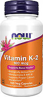 Вітамін K2 100 мкг, Now Foods, Vitamin K-2, 100 mcg, 100 капсул