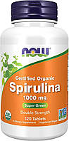 Спіруліна 1000 мг, Now Foods, Spirulina, 120 таблеток
