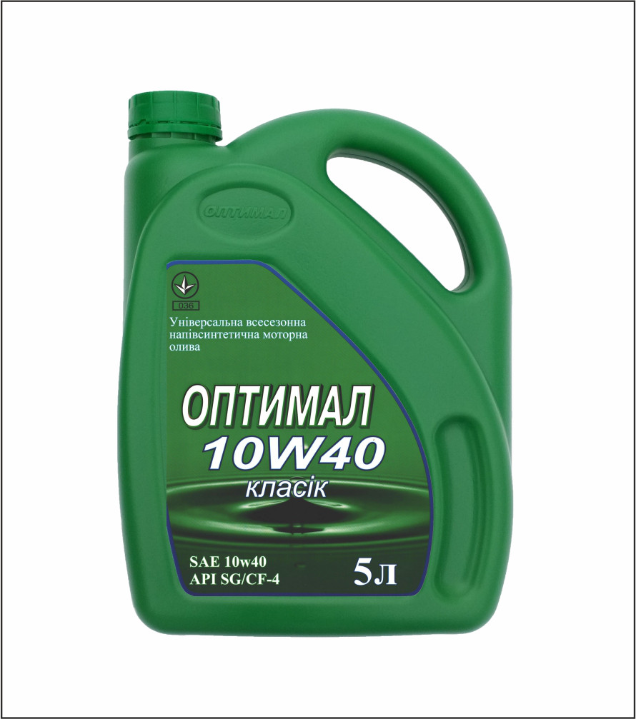 Напівсинтетична моторна олива ОПТИМАЛ 10W-40 CLASSIC 5л
