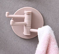 Вешалка настенный крючок розового цвета крючок в ванную ванную комнату пластик