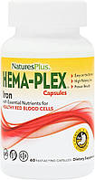 Комплекс с железом Hema-Plex Nature'sPlus, 60 капсул быстрого действия