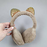 Навушники C 56730 (360) "Блискуча кошеня", 6 кольорів, регулюється розмір, в пакеті, фото 4