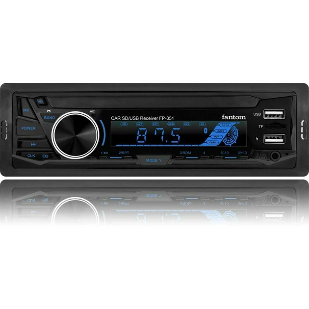 Автомагнітола Fantom FP-351 Bluetooth, фото 1