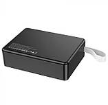 УМБ портативне зарядне Power Bank HOCO Overlord J94 75000 mAh 3USB, Type-C, QC, 20W, чорне, фото 4