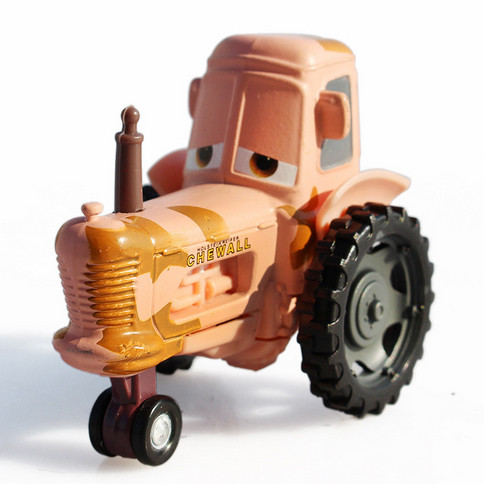 Трактор із мультфільму Тачки RESTEQ — іграшкова машинка Tractor 60×30×45 мм з металу та пластику