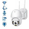 Камера відеоспостереження вулична PTZ WiFi Outdoor Camera ICSEE 5MP Білий, фото 3
