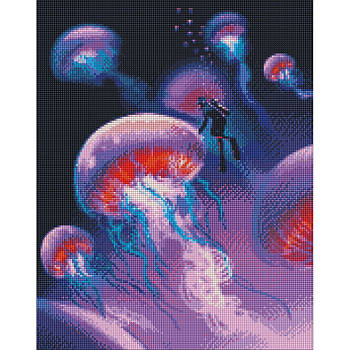 Алмазна мозаїка "Істледуя океан" Ідейка AMO7166 40х50см