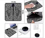 Електричний масажний килимок для ніг EMS Аккупунктурний масажер для ступень, фото 2