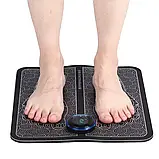 Електричний масажний килимок для ніг EMS Аккупунктурний масажер для ступень, фото 3