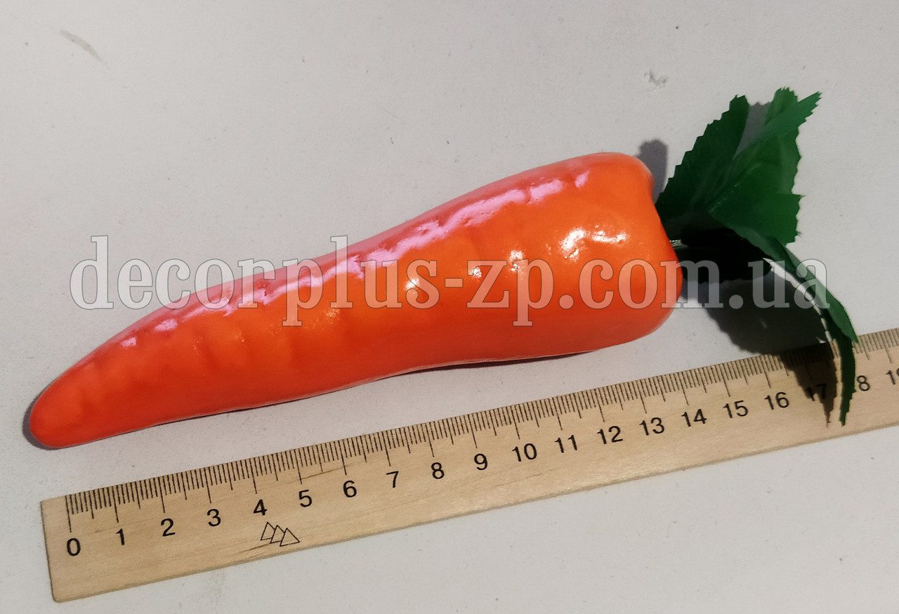 Морковка искусственная - муляж - фото 2 - id-p1770716952
