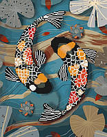 Алмазная картина-раскраска - Тропические рыбки "BrushMe 3D еффект подарочная упаковка 40x50 cм GZS1115