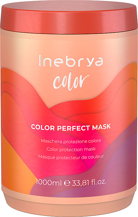 Маска для захисту кольору фарбованого волосся Inebrya Color Perfect Mask 1000 мл