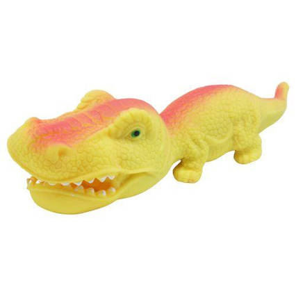 Іграшка-тягучка "Крокодил", жовтий